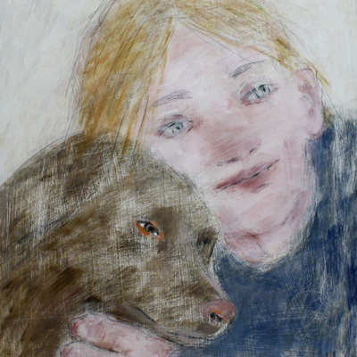 Joyce Gunn Cairns
Best Friends
oil on board 25 x 31 cm
£590