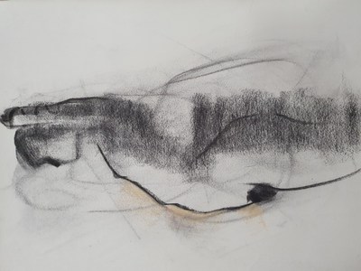 Erinclare Scrutton
Figure 4
charcoal and pastel 45 x 30 cm
£295(unframed)