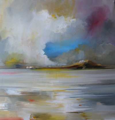 Rosanne Barr
Storm Clouds are Clearing
Oil on canvas  60 x 60 cms
£1400