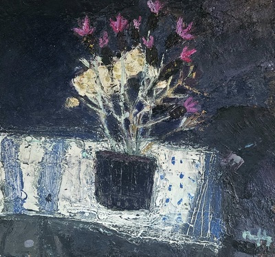 French Lavender
Sandy Murphy RGI PAI
acrylic on board 30 x 32 cm
£950 (unframed)