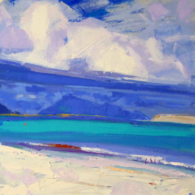 Marion Thomson
Tidal Bay, North Uist
oil on canvas  40 x 40 cms
£980