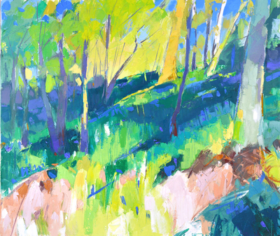 Marion Thomson
Woodland Edge
Oil on canvas  60 x 70 cms
£1500