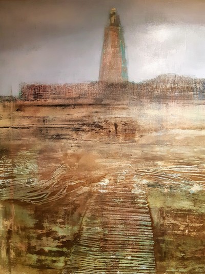 Karen MacWhinnie
To the Lighthouse
acrylic on canvas  62 x 62 cms
SOLD