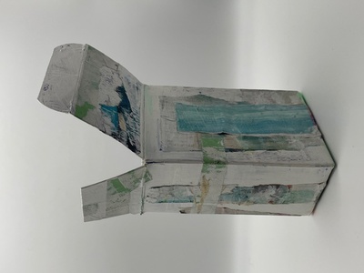 Georgia Wolfson
Everything You Think
mixed media collage box 20 x 9 x 5 cm	
£175