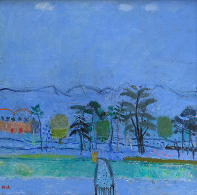 Sandy Murphy RGI PAI
Blue Garden
oil on linen 76 x 76 cm
£5000