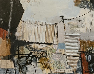 Morag Young
Corrugated Sheds
mixed media 40 x 50 cm
£590