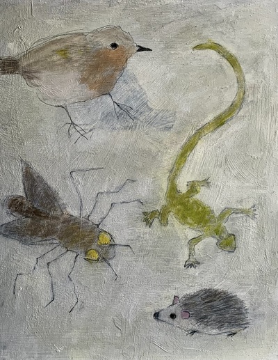 Wee Beasties
oil on board 30 x 24 cm
£380