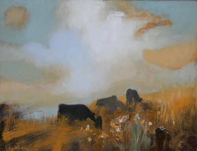 Cows Amongst the Thistles
Oil on board  62 x 81 cms
£3100
SOLD