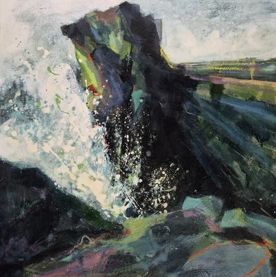 Dashers Den III - Portpatrick
mixed media on canvas 60 x 60 cm
£850