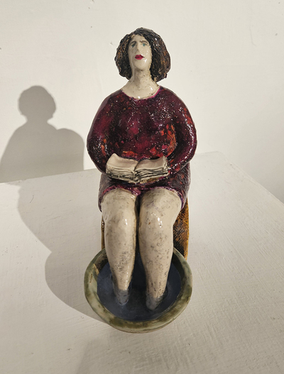 Ludmilla Kosmina
A Good Book
Handpainted ceramic sculpture h28cm
£290